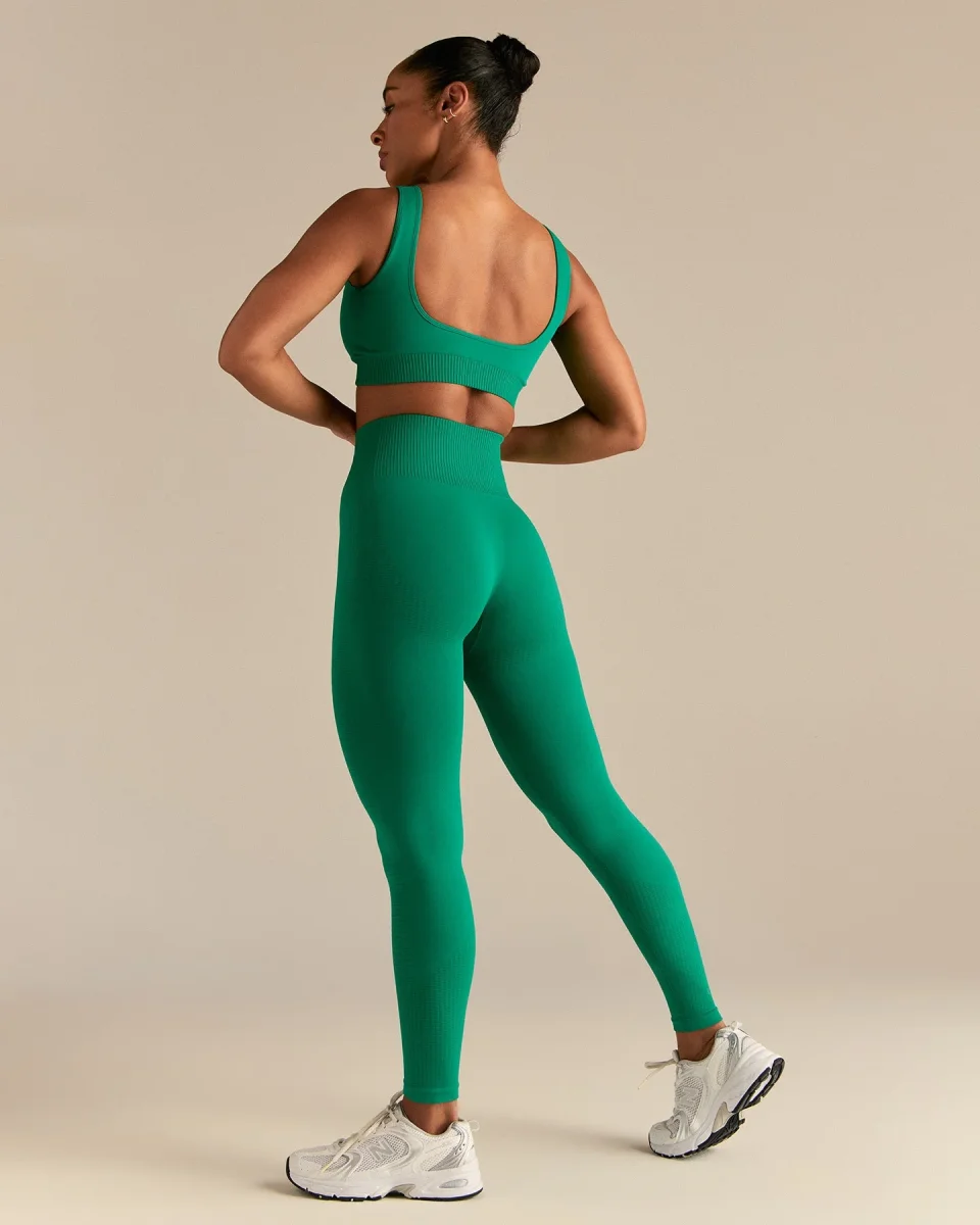 Power High Waist Leggings | Amazonia Green – Bild 3