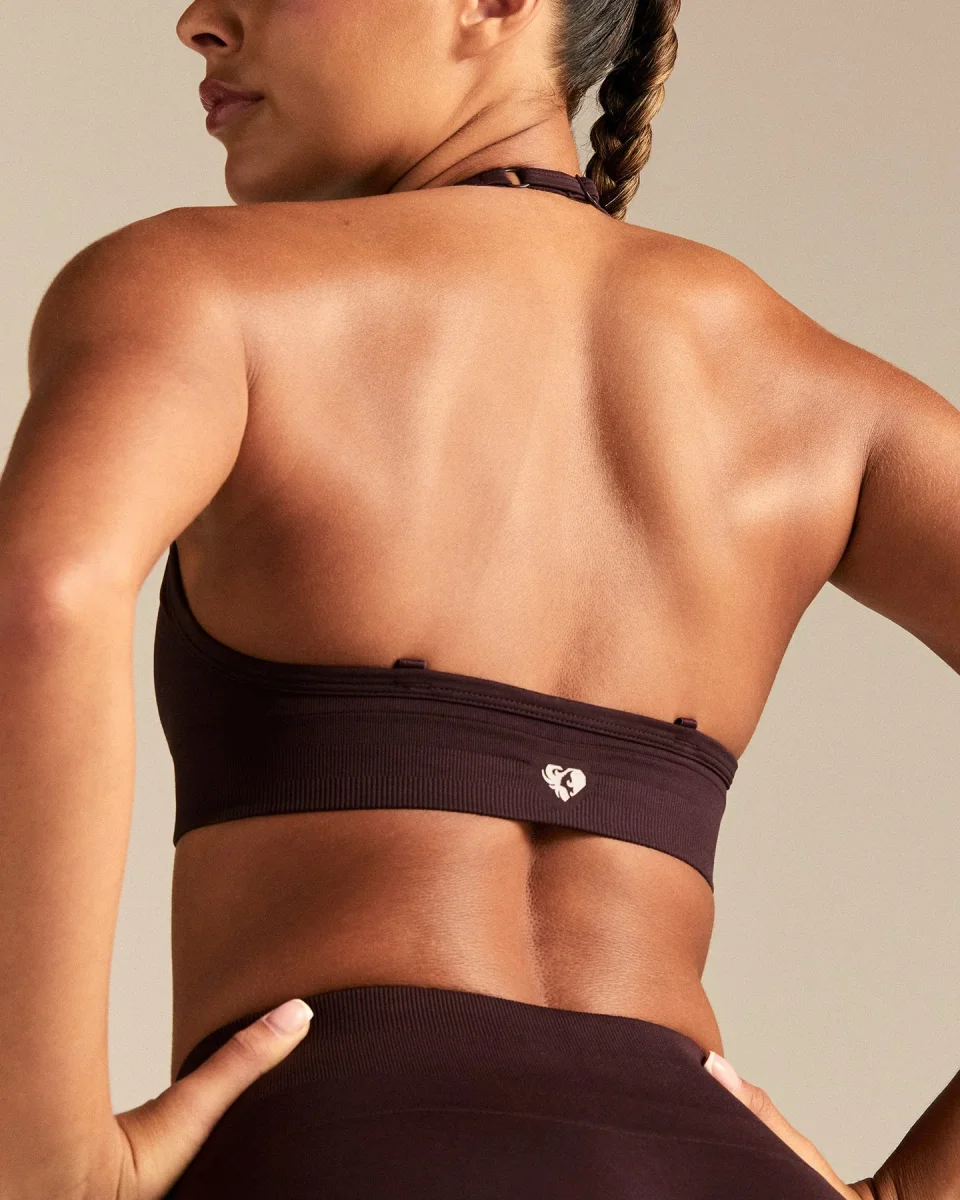 Define 2.0 Halter Neck Bra | Cafe Noir – Bild 3