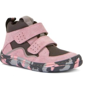 Froddo Mid Cut Fleece pink grey Barfußschuhe
